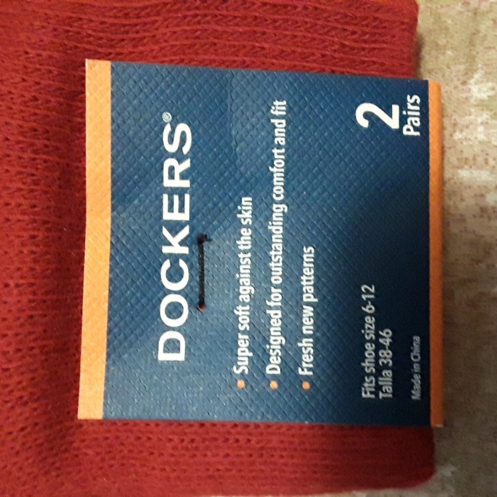 2 For $12 Men's Dockers Socks Two Pairs 6-12 - Picture 2 of 4